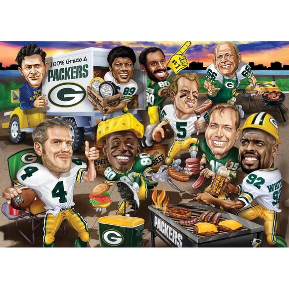 Green Bay Packers All-Time Greats Jigsaw Puzzle, 500-Pieces - Picture 2 of 4